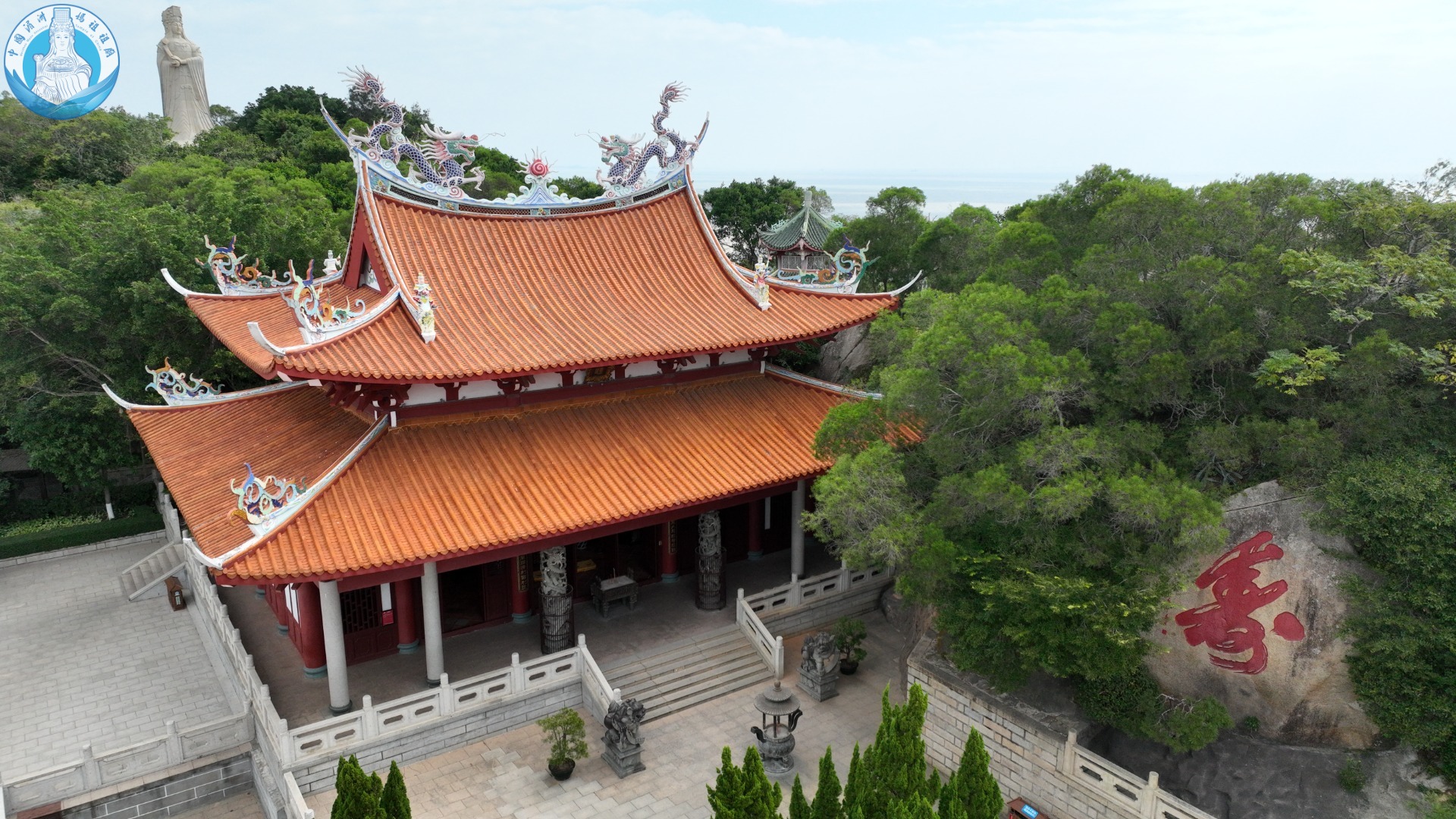 Lingci Hall (South Axis) scenic photo.